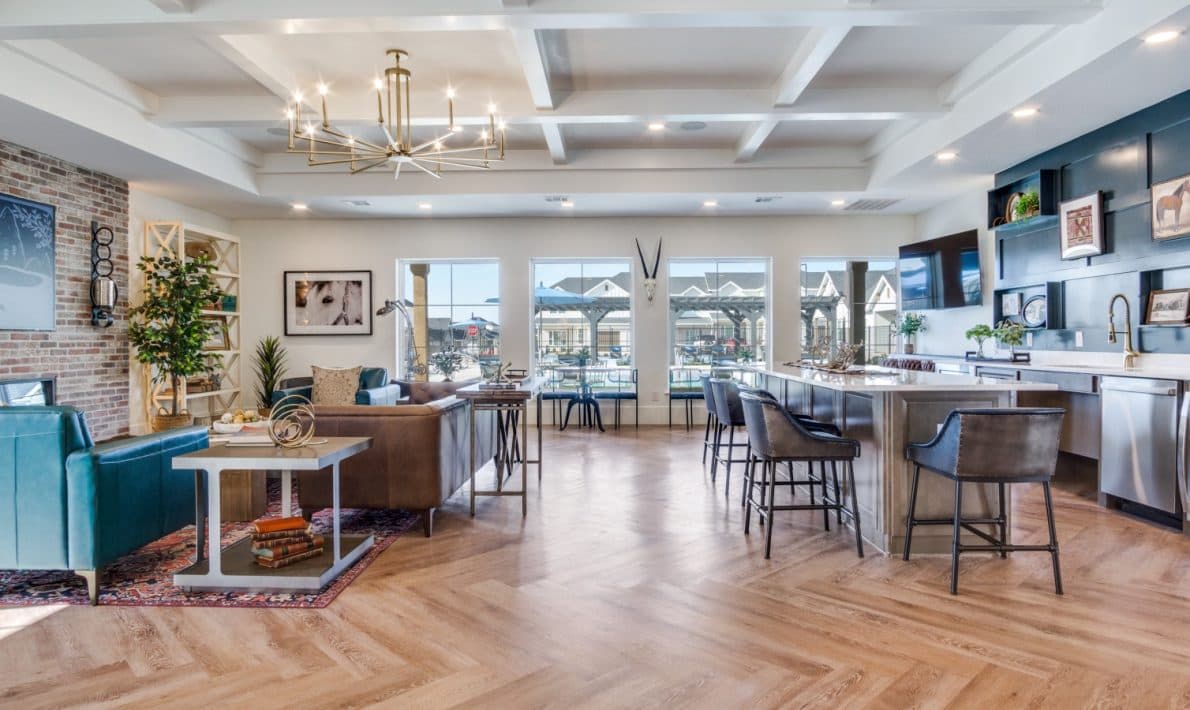 Clubhouse interior